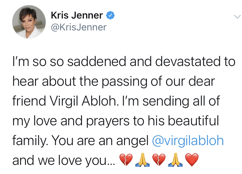 Virgil Abloh passes away after battle with cancer at 41 – USD