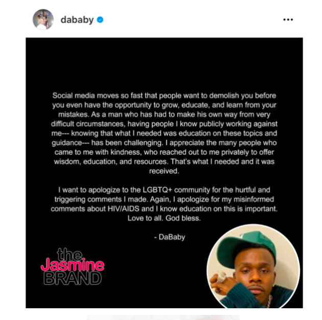 DaBaby Announces Upcoming Tour Presented By Rolling Loud Following ...