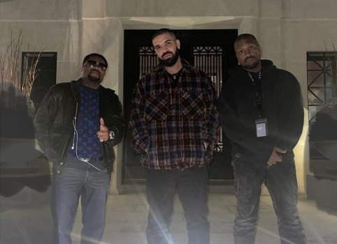 Kanye Poses With Drake As They Officially End Their Feud [VIDEO]