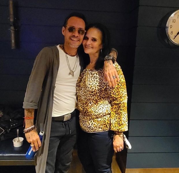 Evelyn Lozada Hugs Marc Anthony Backstage, As She Attends Concert With Mother [Photos]