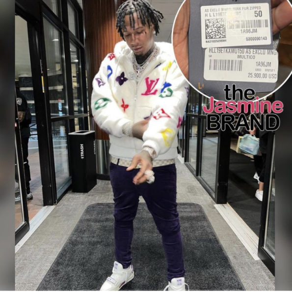 Moneybagg Yo Flaunts $26k Louis Vuitton Coat! [Photo] - theJasmineBRAND