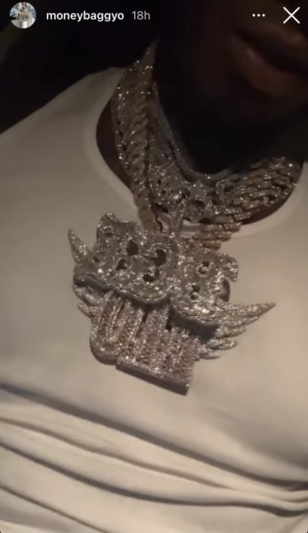 Moneybagg Yo Flaunts $26k Louis Vuitton Coat! [Photo
