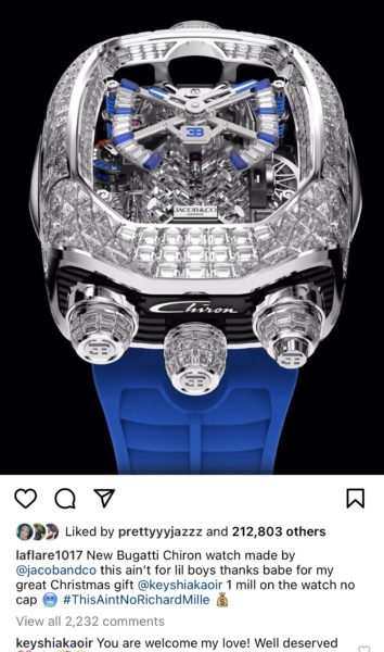Keyshia Ka'oir Buys Gucci Mane $1 Million Watch For Christmas! -  theJasmineBRAND