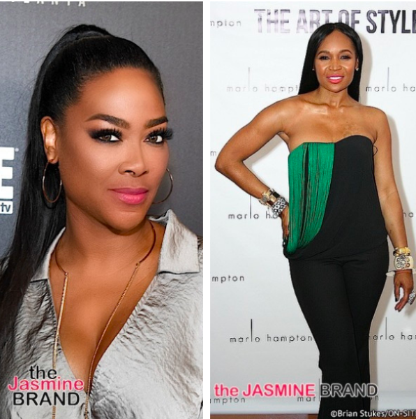 RHOA’s’ Kenya Moore & Marlo Hampton Get Into Heated Argument That Almost Turns Physical 