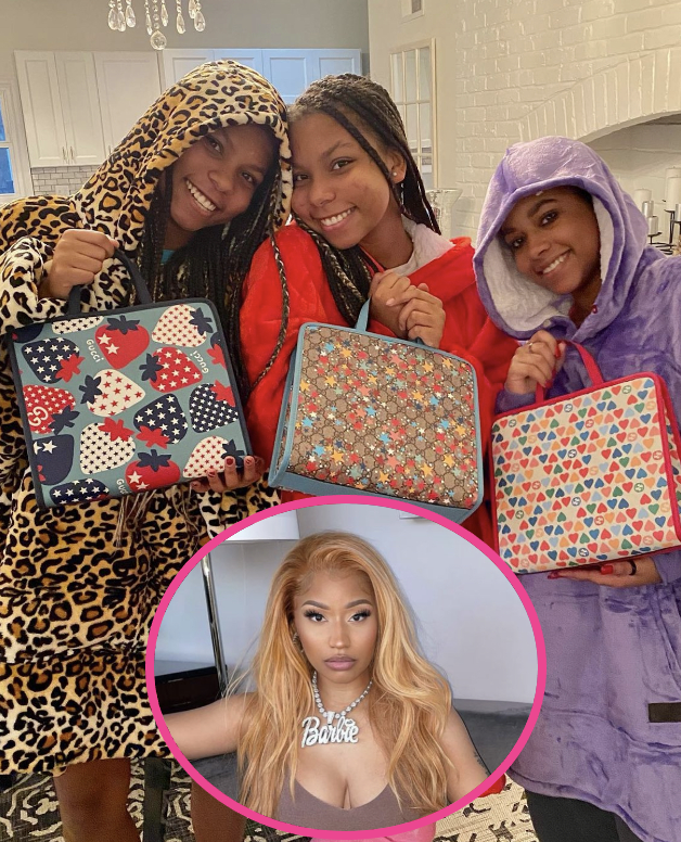 Nicki Minaj Bought Reality Star Gizelle Bryant's Three Daughters Gucci  Handbags For Christmas! [VIDEO] - theJasmineBRAND