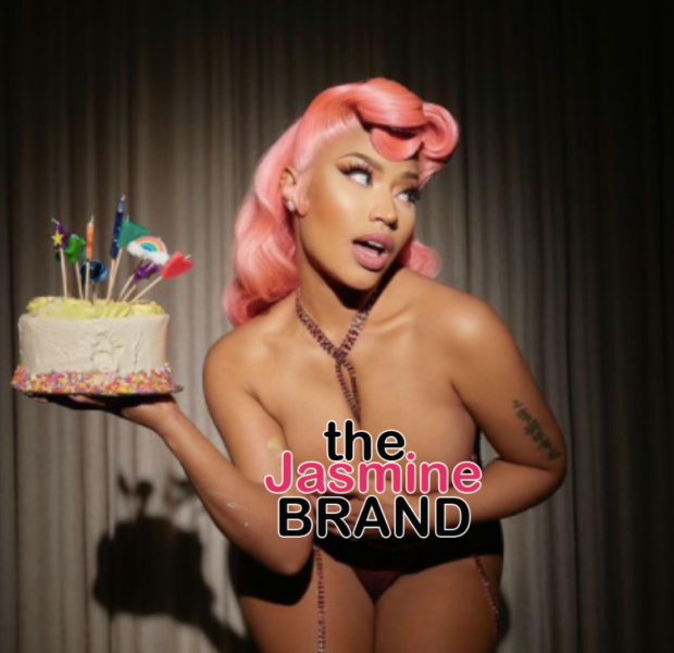 Nicki Minaj Poses Topless & Nude As She Celebrates Her 39th Birthday