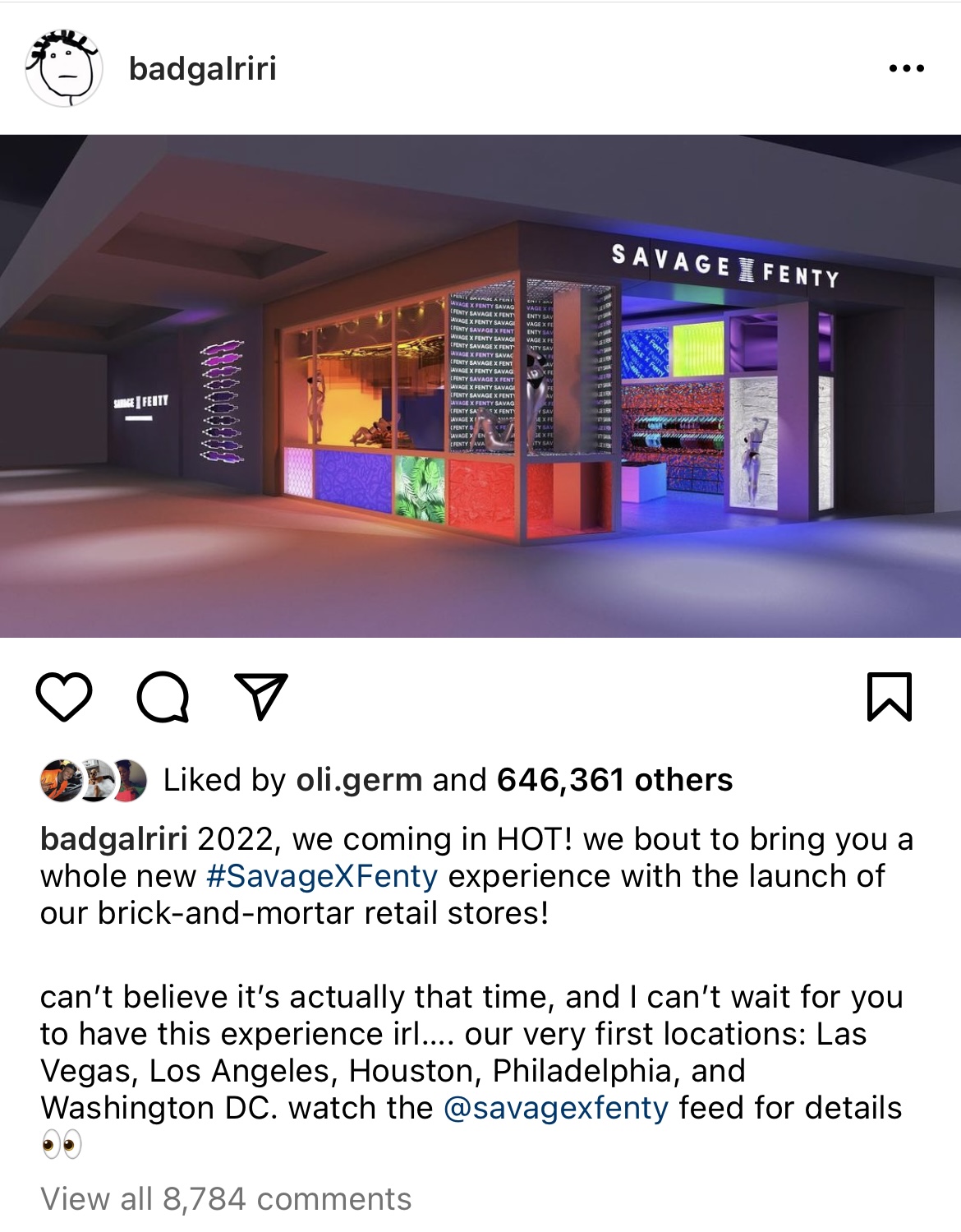 Rihanna Is Opening Savage X Fenty Retail Stores In 5 Cities "We Coming In HOT" theJasmineBRAND