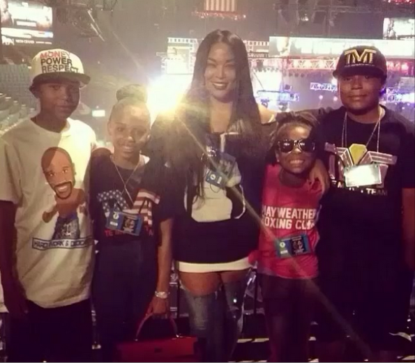 josie harris and kids, floyd mayweather