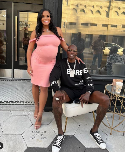 Chad Ochocinco Johnson & Fiancée Sharelle Rosado Welcome First Child Together: Serenity “Hurricane” Paula Johnson