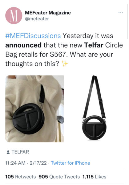 Telfar's Circle Bag Price Backlash Isn't Warranted