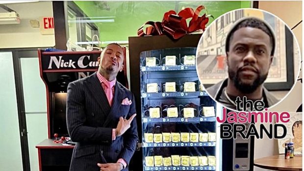 Kevin Hart Sends Nick Cannon A Vending Machine Full Of Condoms As A Prank: Now You Don’t Have An Excuse!