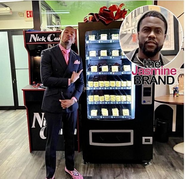 Kevin Hart Sends Nick Cannon A Vending Machine Full Of Condoms As A Prank: Now You Don’t Have An Excuse!