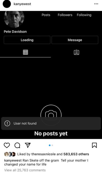 Pete Davidson Deleted His Instagram Amid Kanye Fans Calling Him 'Skete ...