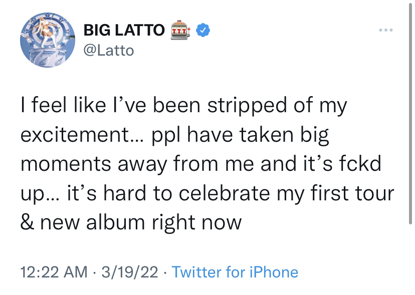 Latto Says A Male Rapper Made It Difficult For Her To Clear His Feature ...