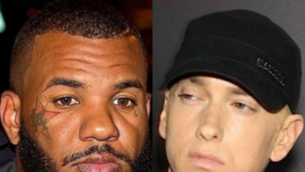 The Game Slams Eminem On 10-Minute Diss Track ‘The Black Slim Shady’: Slim Shady Please Stand Up Shoot The Fade W/ Me