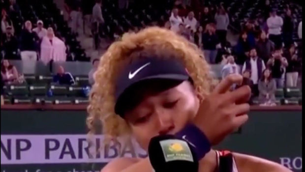 Naomi Osaka Cries After Being Heckled During Tennis Match [VIDEO]