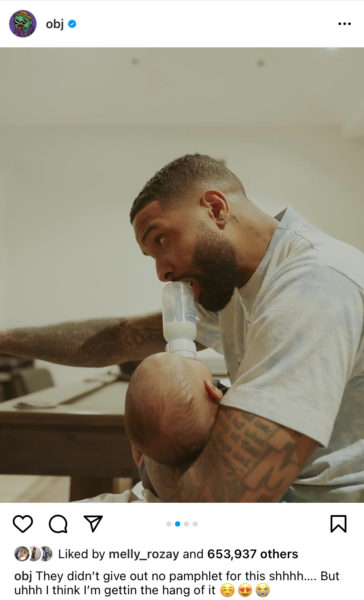 ODELL BECKHAM JR. DOTES ON HIS SON IN NEW ADORABLE PHOTOS