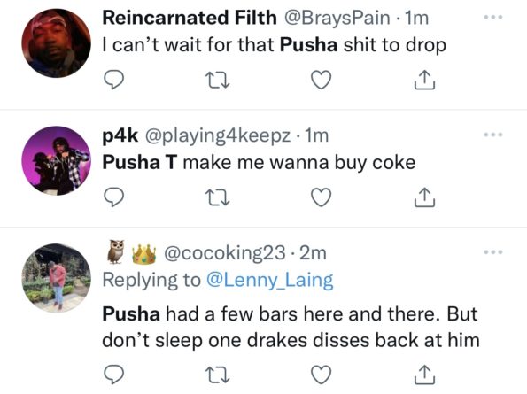 Drake'in Sızan Jack Harlow Şarkısına Pusha T'yi Reddettiği İddiası