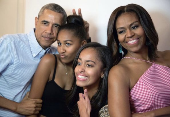 Malia Obama & Family