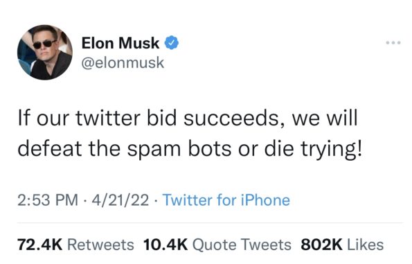 Elon Musk'ın Twitter'ı 44 Milyar Dolara Satın Aldığı Bildirildi, Şirket Özelleşmek İçin