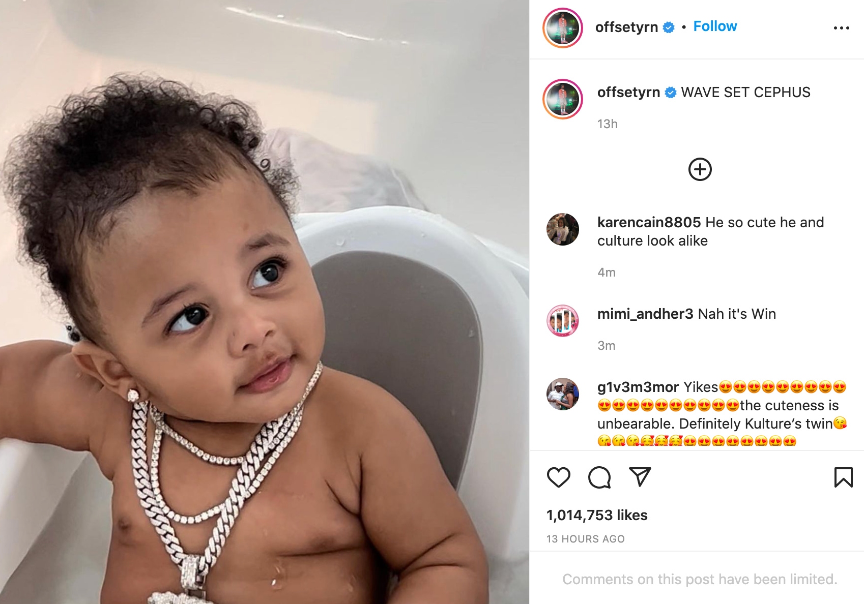 Cardi B & Offset Introduce Their Infant Son Named Wave Set Cephus [Photos]