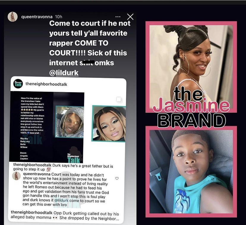 Lil Durk’s Alleged Baby Mother Calls Out The Rapper After Not Including