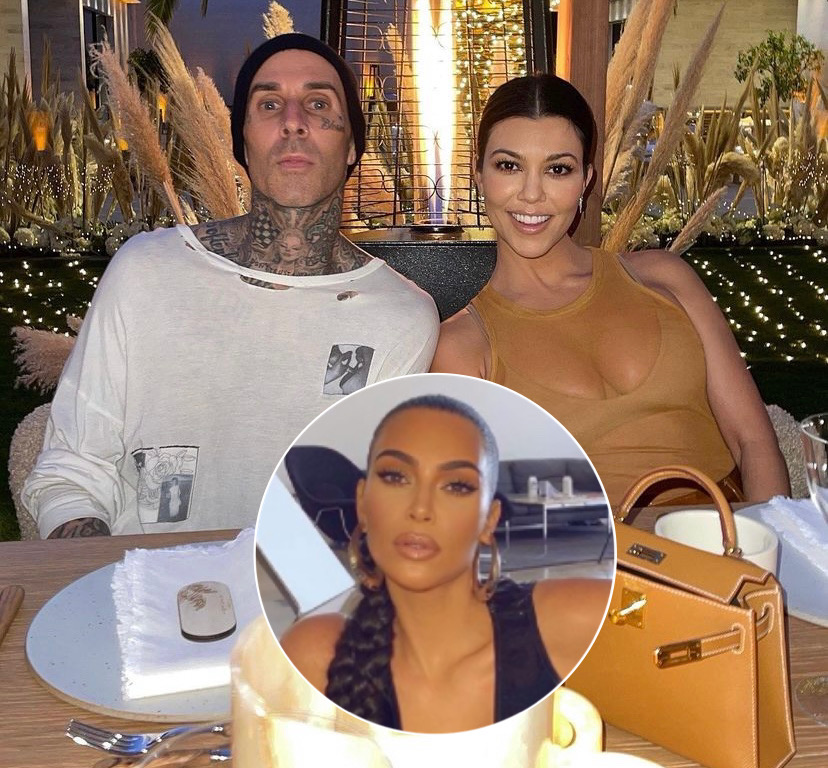 828px x 768px - Travis Barker Previously Revealed Dating Kim Kardashian & Now Fans Think He  Moved To Calabasas To Be Closer To Her Instead Of Fiancee Kourtney  Kardashian - theJasmineBRAND