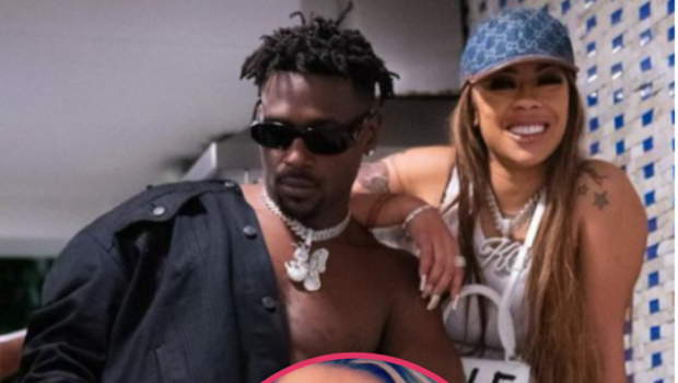 NFL Star Antonio Brown Seemingly Reveals Keyshia Cole Has His Initials Tatted On Her + The Mother Of His Kids Reacts [VIDEO]