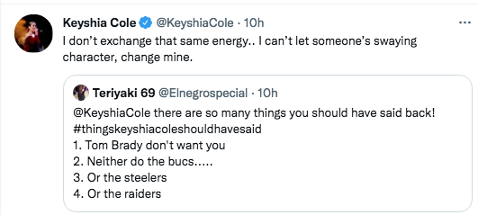 Keyshia Cole Addressees 'Harsh' Antonio Brown Instagram Drama