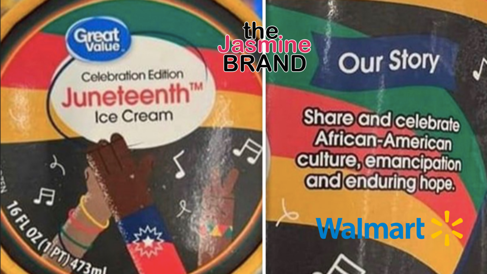 Walmart Pulls Juneteenth 'Celebration' Themed Ice Cream Following Backlash  & Criticism: We Sincerely Apologize - theJasmineBRAND