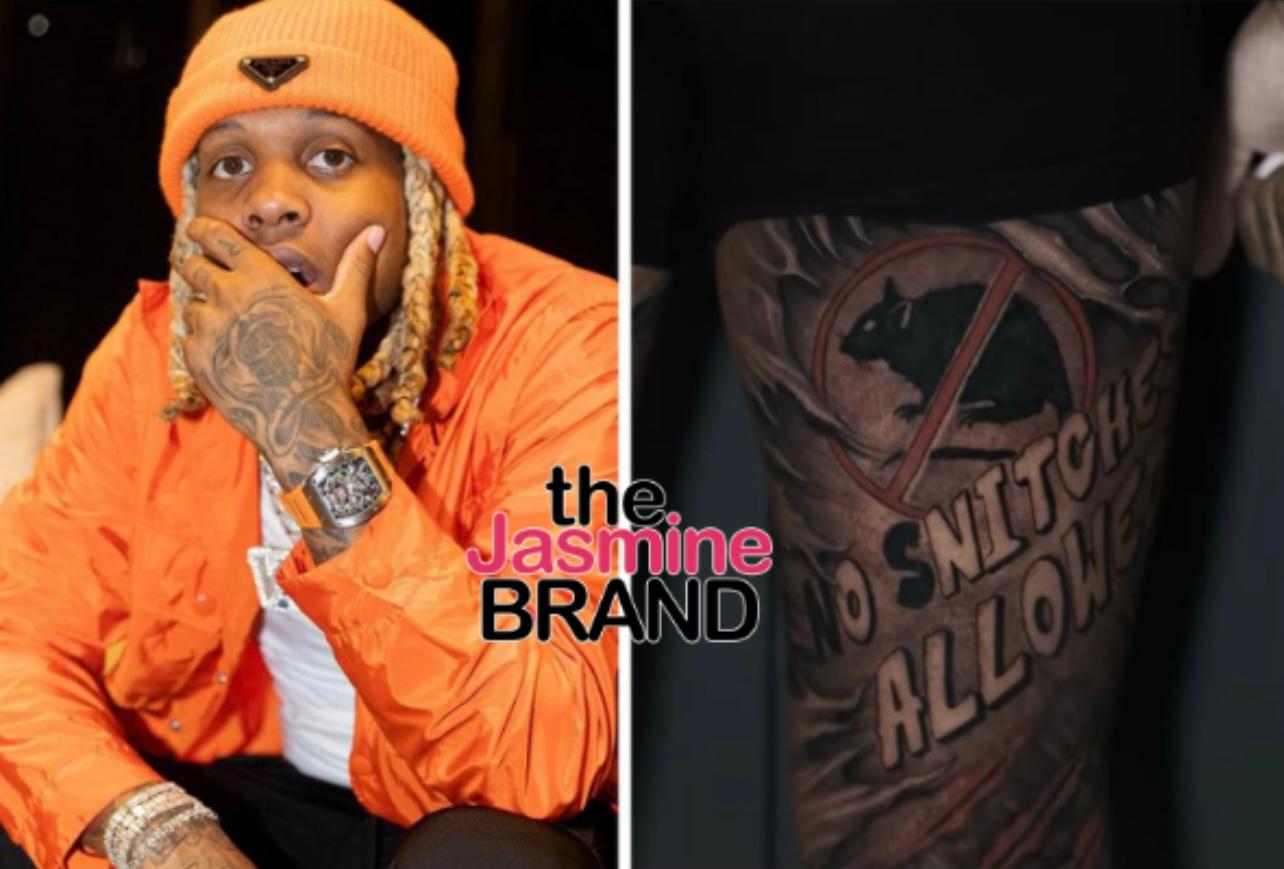 Lil Durk Shows Off His New Ink Collection, Which Includes A 'No Snitches  Allowed' Tattoo - theJasmineBRAND