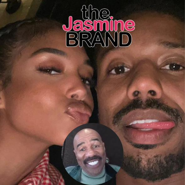 Michael B. Jordan & Steve Harvey Show Love After Lori Harvey Split