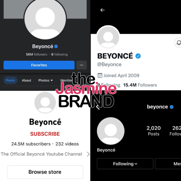 Beyonce, Tüm Sosyal Medya Platformlarından Profil Resmini Kaldırdı - Hayranlar Yeni Müziğin Düşmesini Bekliyor