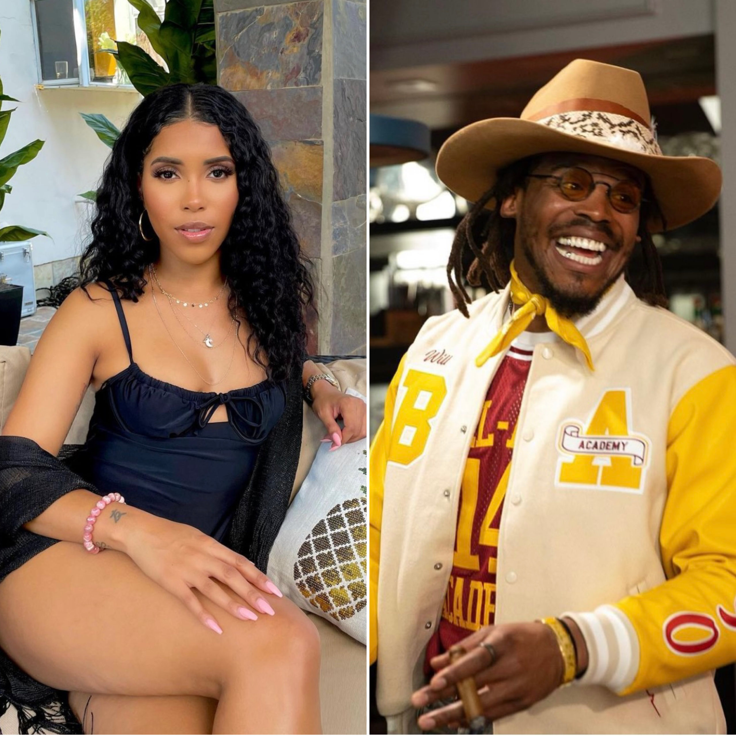 Reserveren Wordt erger verschijnen Cam Newton's Rumored Girlfriend, Jasmin "Jazzy" Brown Talks About How She  Likes To Cater To Her Man: I pretty much read his mind..Before you can ever  ask me for something, I'm already