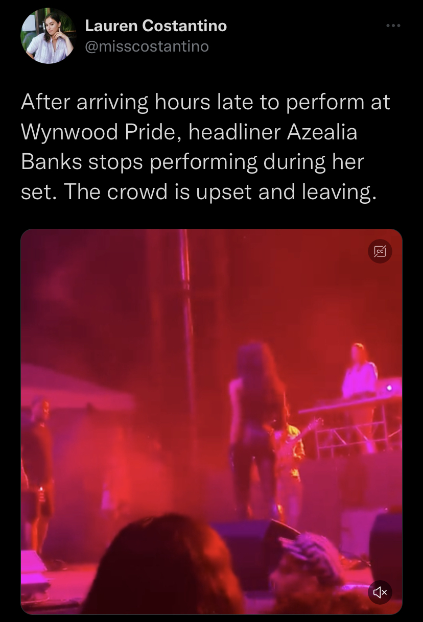 Azealia Banks Throws Her Microphone & Gets Booed Off Stage At Miami