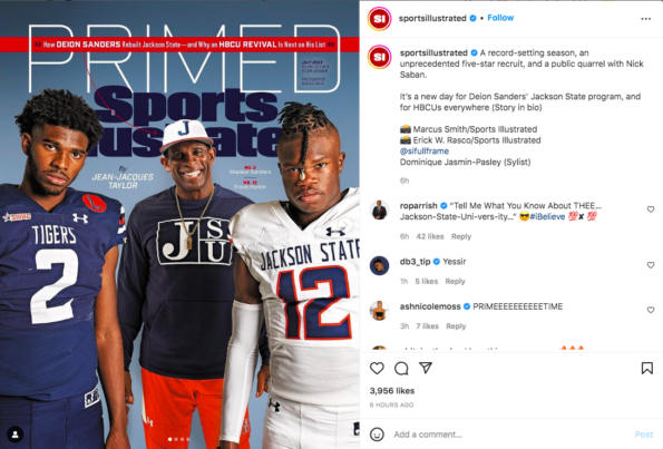 Deion Sanders Graces Sports Illustrated Cover W/ Some Of His HBCU Football  Players - theJasmineBRAND