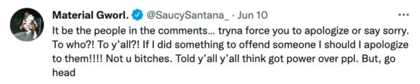Saucy Santana'nın Beyonce & Blue Ivy Resurface Hakkındaki Olumsuz Tweetleri, Rapçi Tepki Veriyor + Beyoncé'nin Kuzeni Görünüşe Göre Yanıt Veriyor