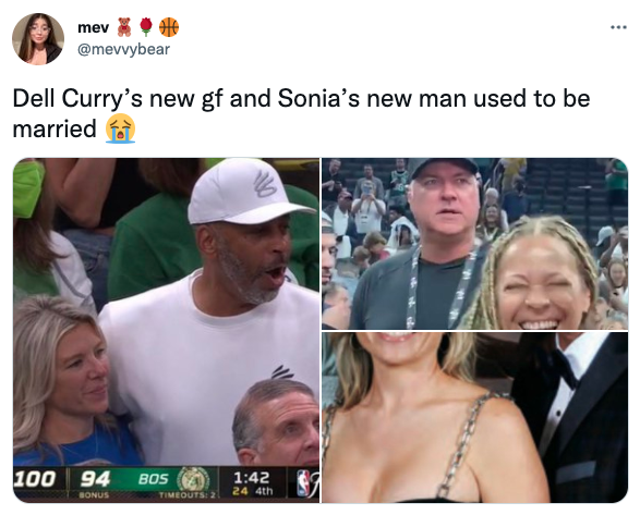 Steph Curry's Dad Dell Shows Up To NBA Finals With Rumored New Boo