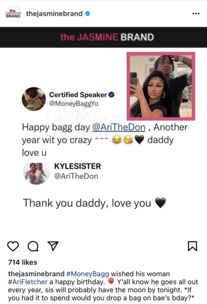 Ari Fletcher Isn't Here For The Real's Comments On Her Gift To Moneybagg Yo