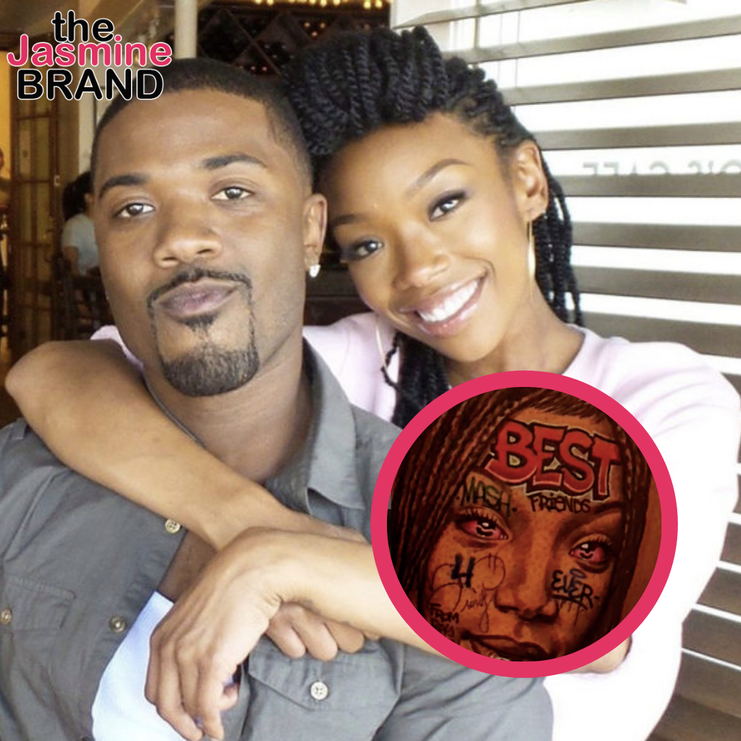 Ray J Loves His Sister Brandy So Much He Got a Tattoo Of Her Face  Rolling  Stone