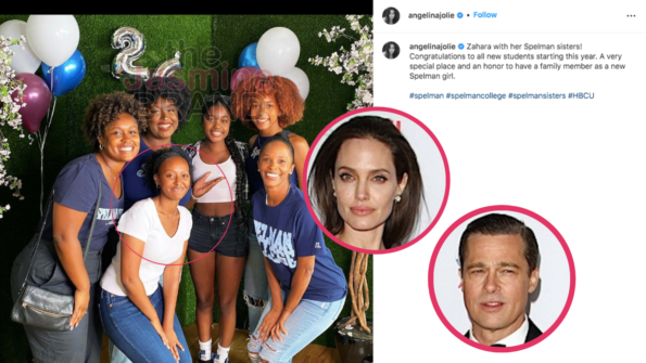 Angelina Jolie, Kızı Zahara Jolie Pitt'in Sonbaharda Spelman Koleji'ne Katılacağını Duyurdu! + Aktrisin Elektrik Kaydırağı Yapan Videosu W/HBCU Şap İnternette Dolaşıyor