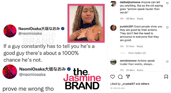 Naomi Osaka Wrote a Sweet Note to Her Boyfriend, Rapper YBN Cordae, on  Instagram