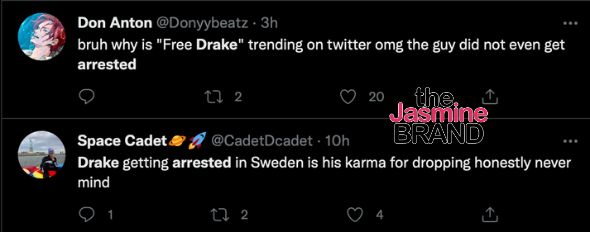 Drake'in Ekibi İsveç'te Tutuklandığını Reddetti