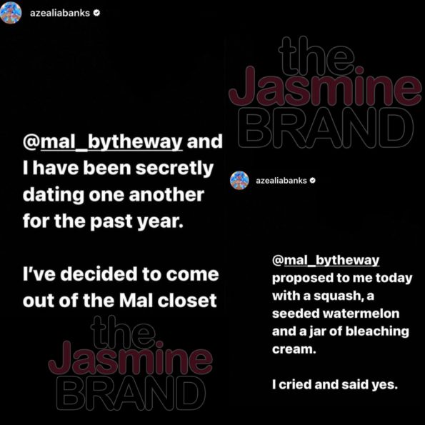 Podcaster Mal Denies Azealia Banks' Claims That They're Engaged: That