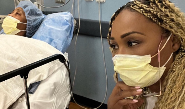 ‘RHOA’ Cynthia Bailey Shares Photo Of Her Mom Hospitalized Following Breast Cancer Diagnosis
