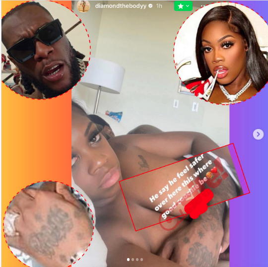 Sakila Sex Video - Burna Boy Sparks Dating Rumors After Photo of Him Sleeping With Jamaican  Rapper Diamond The Body Goes Viral [PHOTO] - theJasmineBRAND