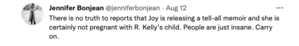 R. Kelly'nin Nişanlısı Joycelyn Savage, Şarkıcı Tarafından 5 Aylık Hamile Olduğunda Israr Ediyor ve Nasıl Olduğunu Açıklıyor: Hazır Olana Kadar Yumurtalarımı Dondurdurdum