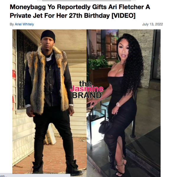 Ari Fletcher Clears Up Comment Telling Moneybagg Yo to 'Go Back to Your  Pennies