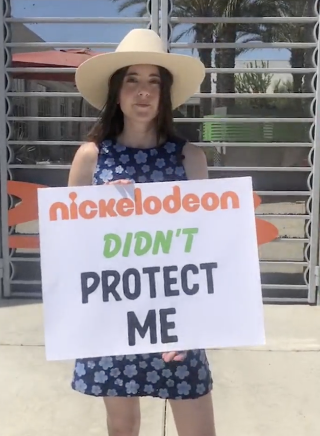 Former 'Zoey 101' Star Alexa Nikolas Protests Outside Of Nickelodeon HQ &  Demands Apology From Network: I Did Not Feel Protected At Nickelodeon As A  Child