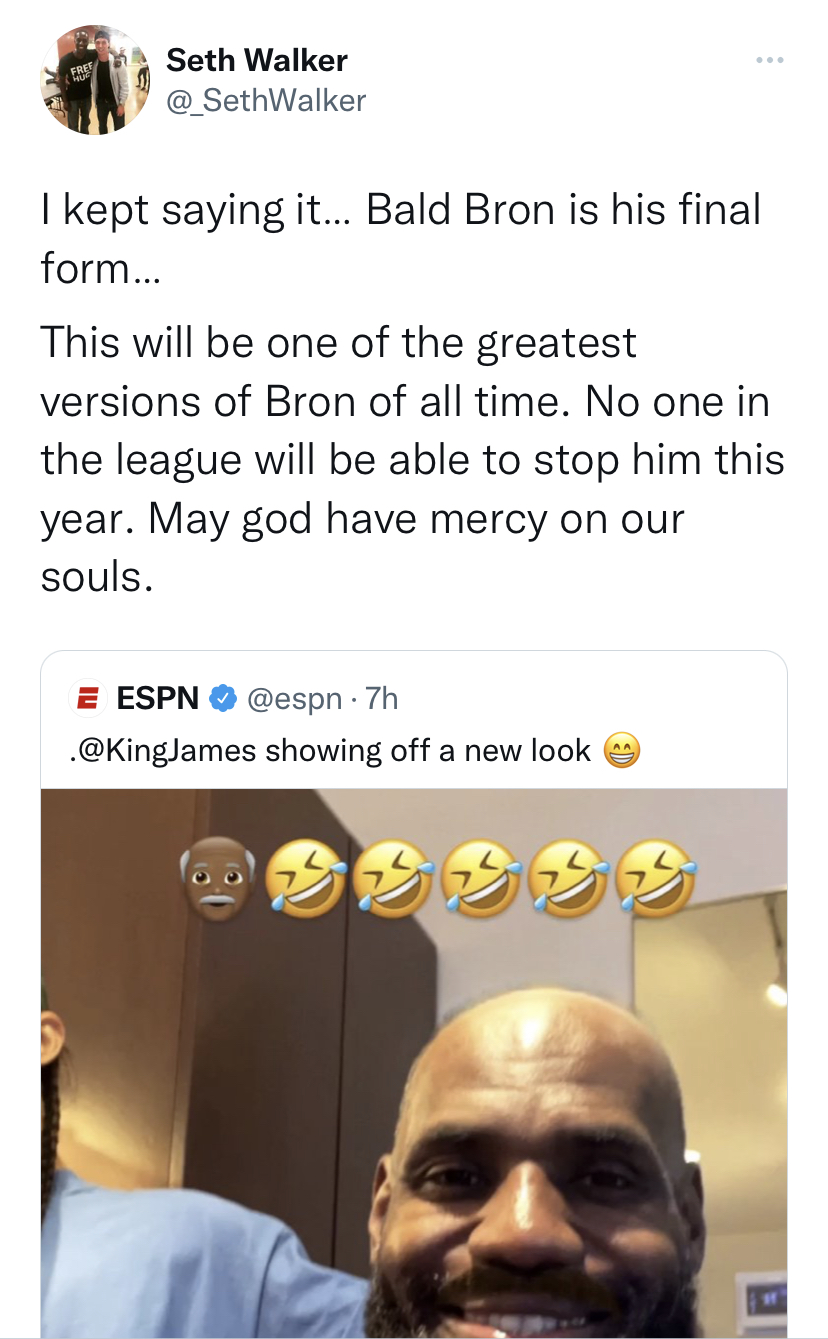 LeBron James Trends On Social Media After Seemingly Shaving His Head ...